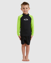 BILLABONG GROMS ALL DAY ARCH RASH VEST