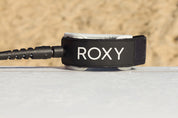 ROXY QUEEN LONGBOARD ANKLE 9FT SURFBOARD LEASH / LEGROPE - BLACK