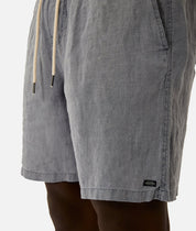 INDUSTRIE THE MARINA LINEN SHORT OD MID INDIGO