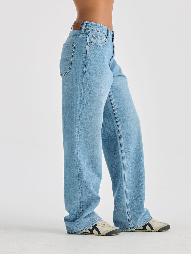 LEE MID BAGGY JEANS SKYLINE BLUE