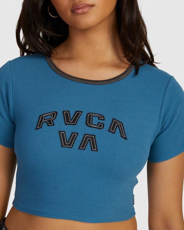 RVCA STRANGE TIMES HALF BABY TEE