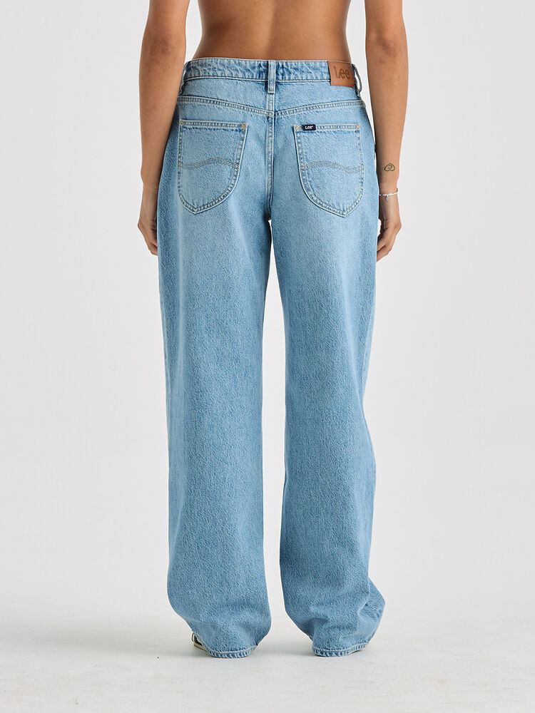 LEE MID BAGGY JEANS SKYLINE BLUE