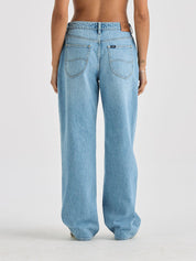 LEE MID BAGGY JEANS SKYLINE BLUE