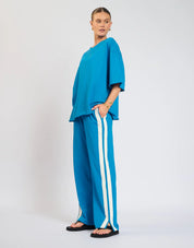 LUNA LANE THE MARLEY PANTS AZURE BLUE