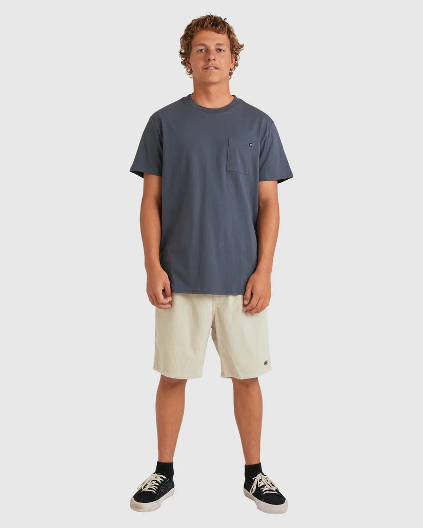BILLABONG LARRY CORD WALKSHORT - STONE