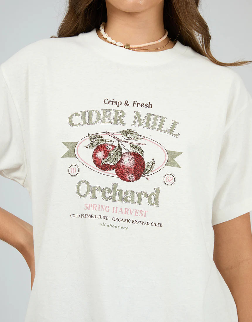 AAE ORCHARD RELAXED TEE VINTAGE WHITE