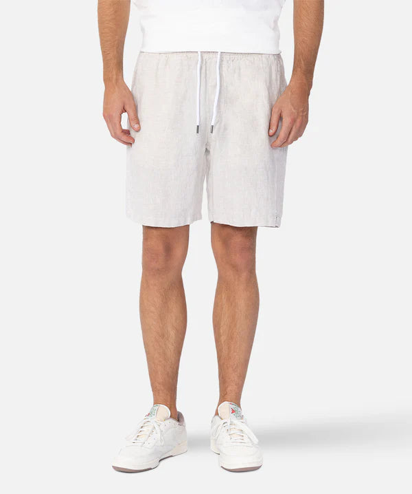 THE MARINA LINEN SHORT YD SAND