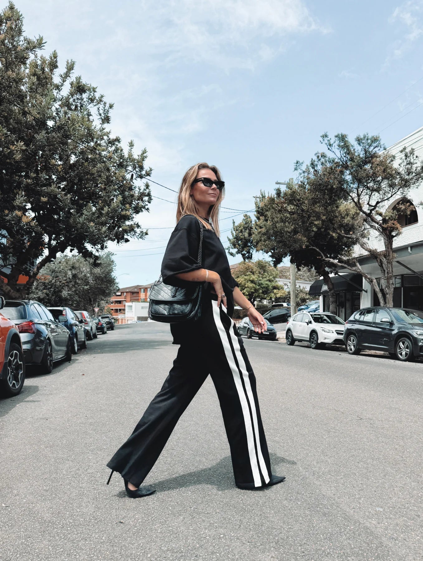 LUNA LANE THE MARLEY PANTS BLACK