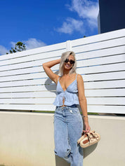 RHYTHM RUFFLE TOP