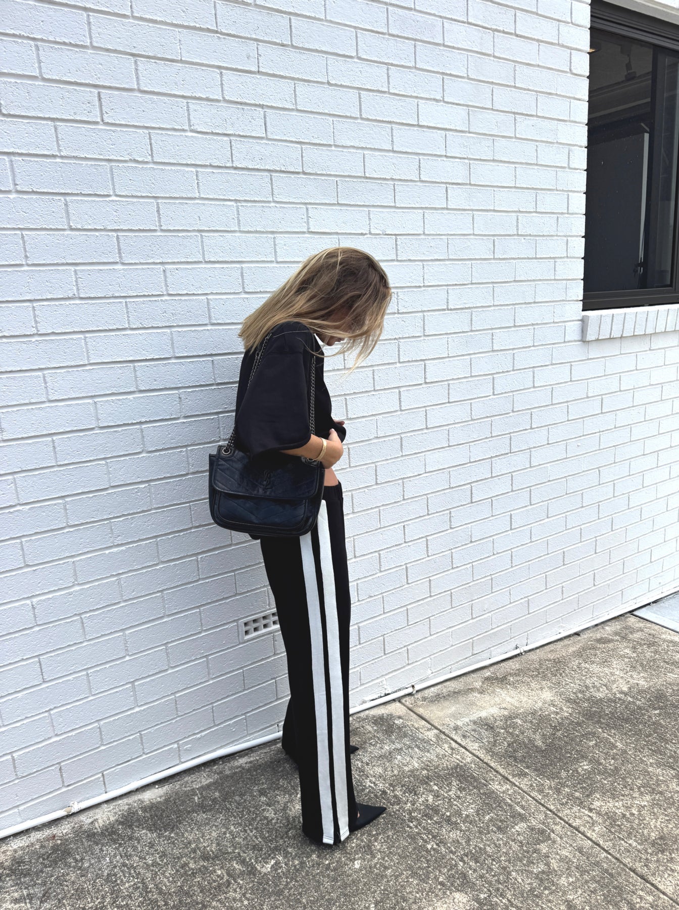 LUNA LANE THE MARLEY PANTS BLACK