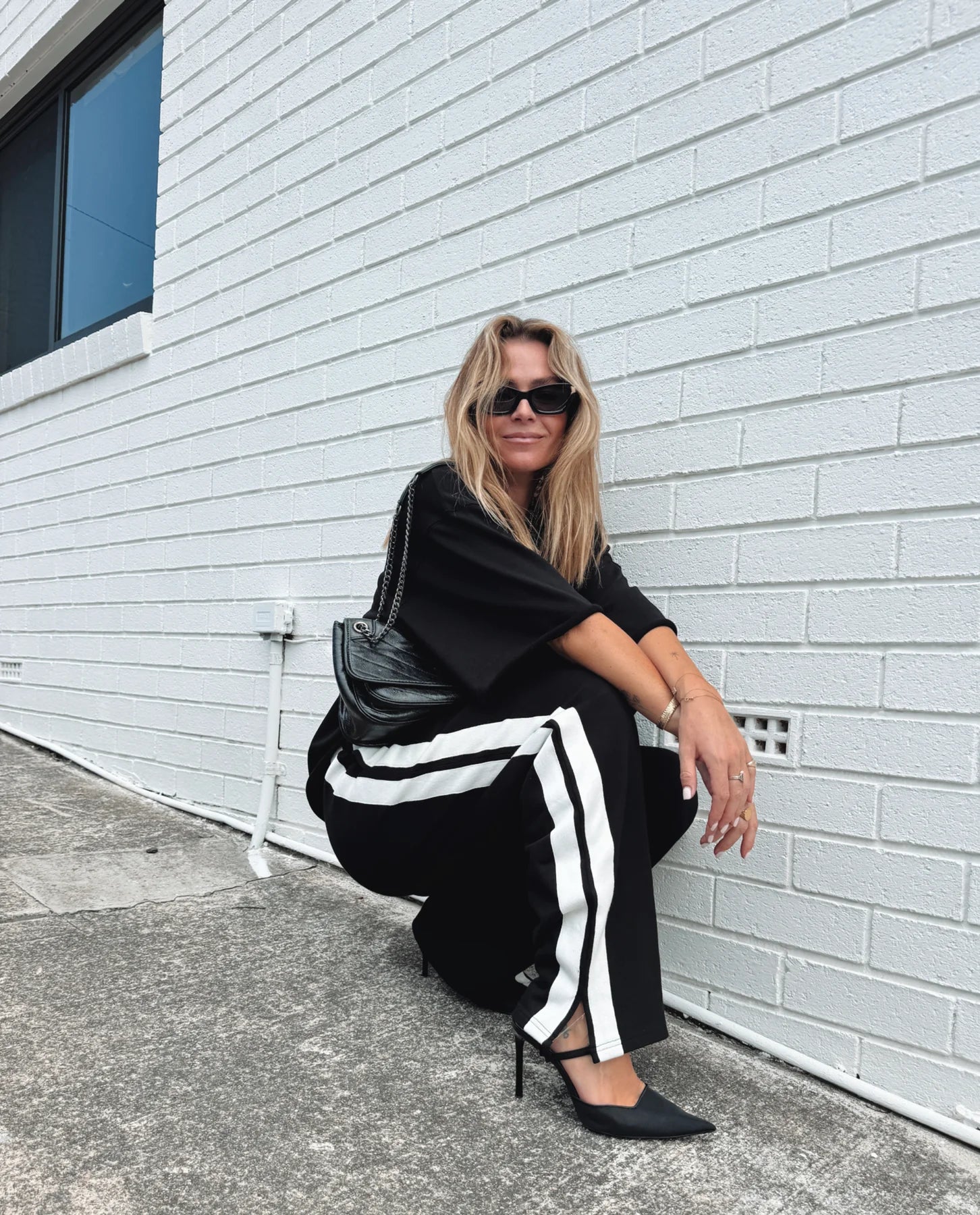 LUNA LANE THE MARLEY PANTS BLACK
