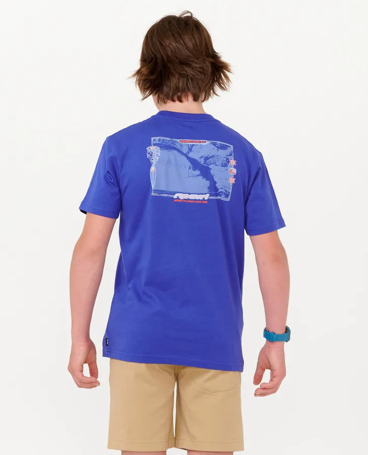 RIPCURL EVOLUTION MOON WAVE TEE BOY