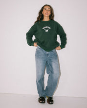RUSTY COLLEGE DROPOUT OVERSIZED CREW FLEECE