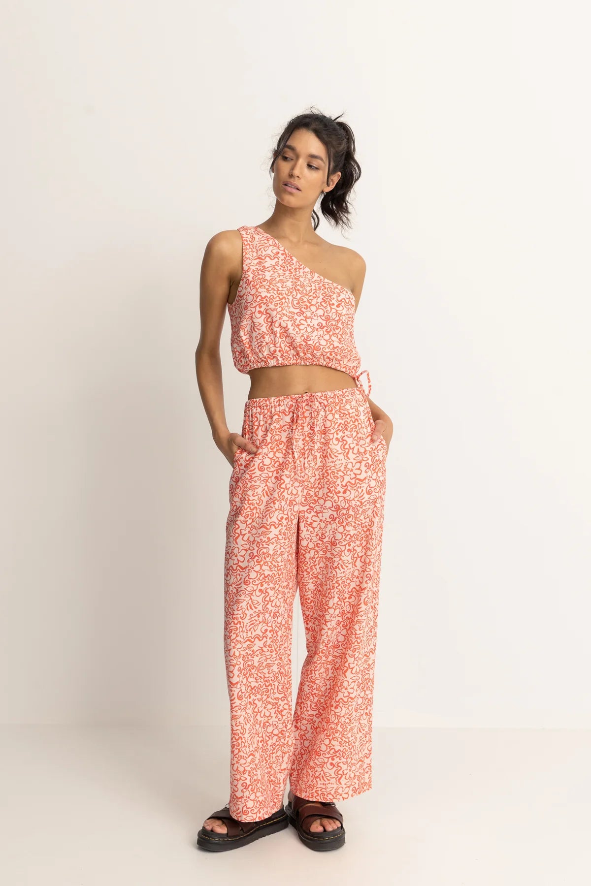 RHYTHM ISLANDER FLORAL DRAWSTRING PANT