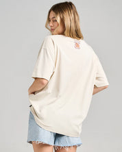 HUEYS SURF AND TURF WOMENS OVERSIZED TEE