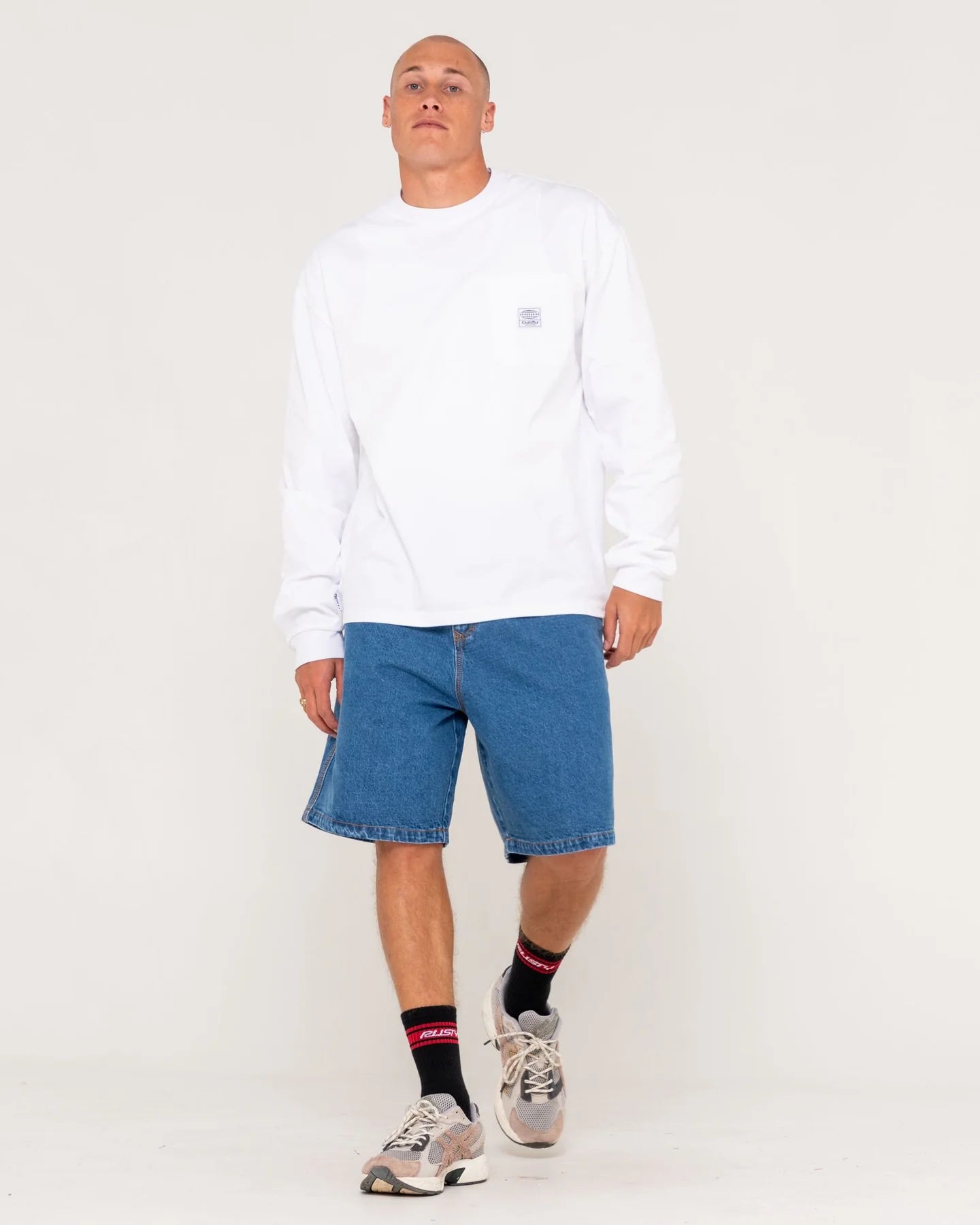 RUSTY STEEZEY LONG SLEEVE HEAVY TEE