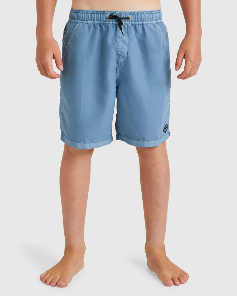 BILLABONG ALL DAY OVERDYE LAYBACK BOYS - STEEL BLUE