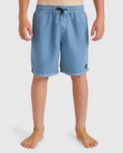 BILLABONG ALL DAY OVERDYE LAYBACK BOYS - STEEL BLUE