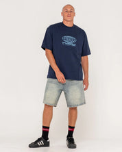 RUSTY INTERNAZIONALE SHORT SLEEVE HEAVY TEE
