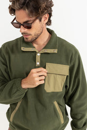 RHYTHM FLORESTA BUTTON FLEECE