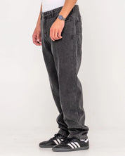 RUSTY STEVEN STRAIGHT JEAN - STONE BLACK