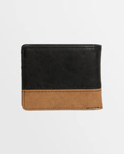 BILLABONG DIMENSION WALLET - BLACK/TAN