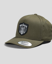 AHOY FKERS SHIELD TWILL SNAPBACK OLIVE