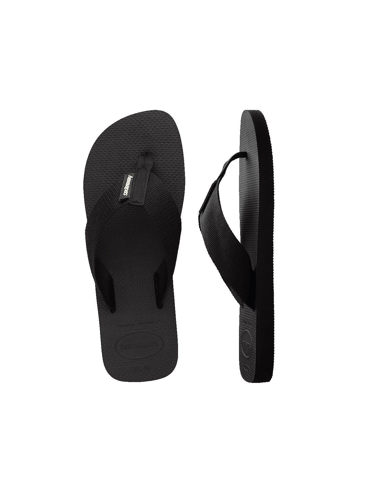 HAVAIANAS URBAN BASIC MATERIAL BLACK MALE