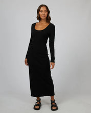 SILENT THEORY HAZEL L/S MAXI DRESS