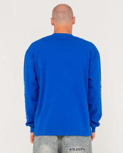 RUSTY JETSETTER LONG SLEEVE TEE - ROYAL BLUE