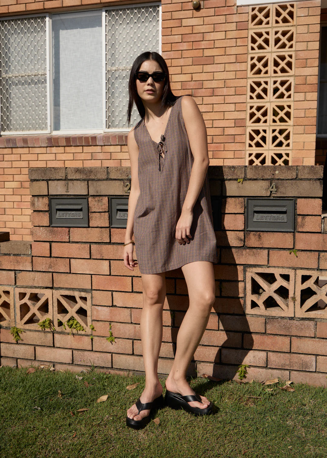 AFENDS HOMETOWN MICHI MINI DRESS