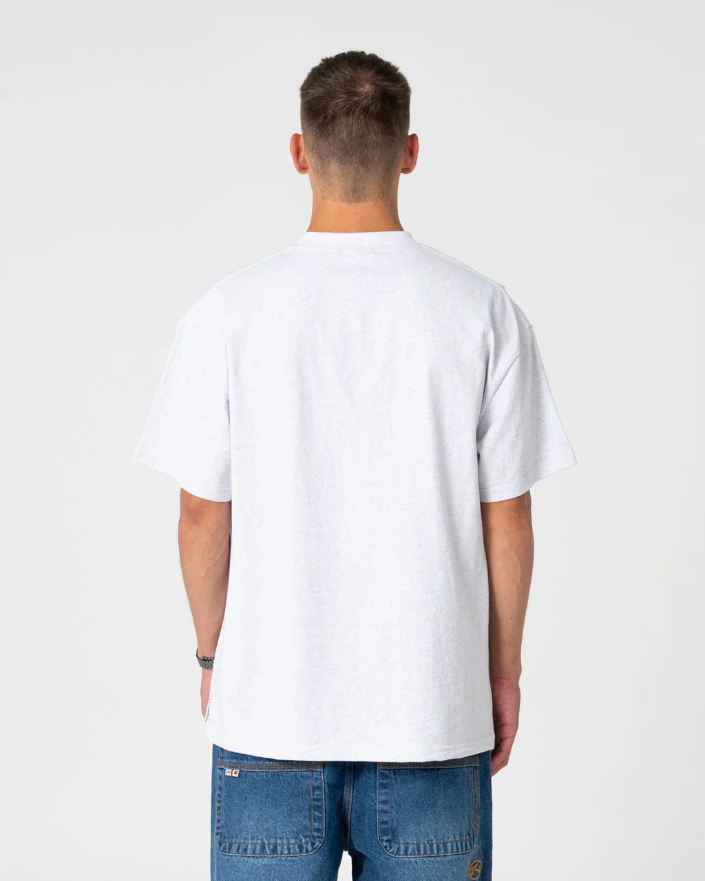 RUSTY FOUR BY FOUR GRAPHIC TEE – ECRU MARLE
