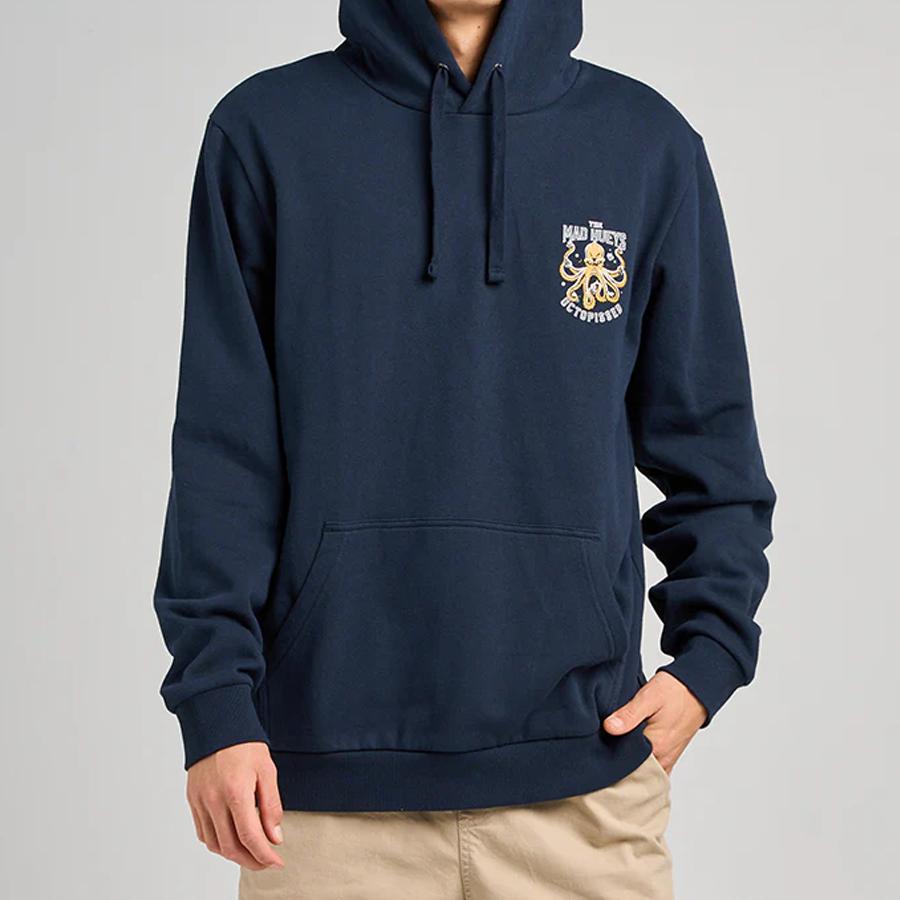 MAD HUEYS ANCHOR OCTOPISSED HOODED PULLOVER
