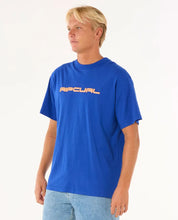 RIP CURL DOSED UP TEE ELECTRIC BLUE