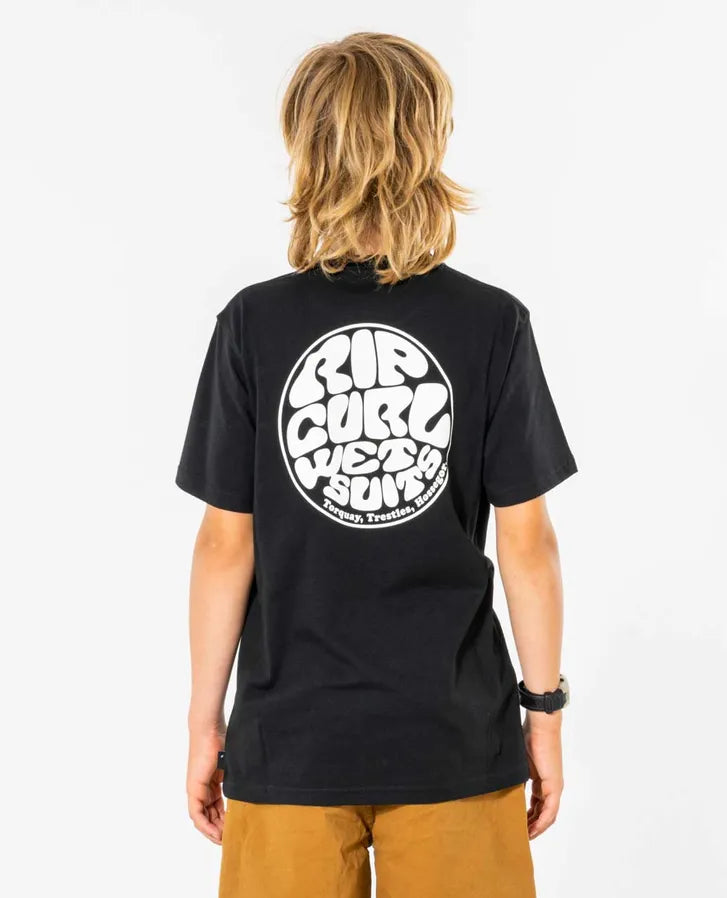 RIP CURL WETSUIT ICON TEE KDS