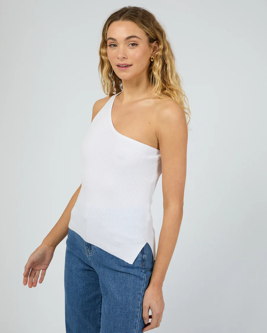 SILENT THEORY DUSTIN ONE SHOULDER TOP