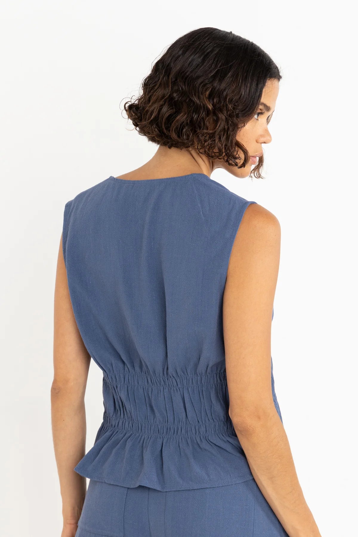 RHYTHM SKYLA TIE FRONT TOP