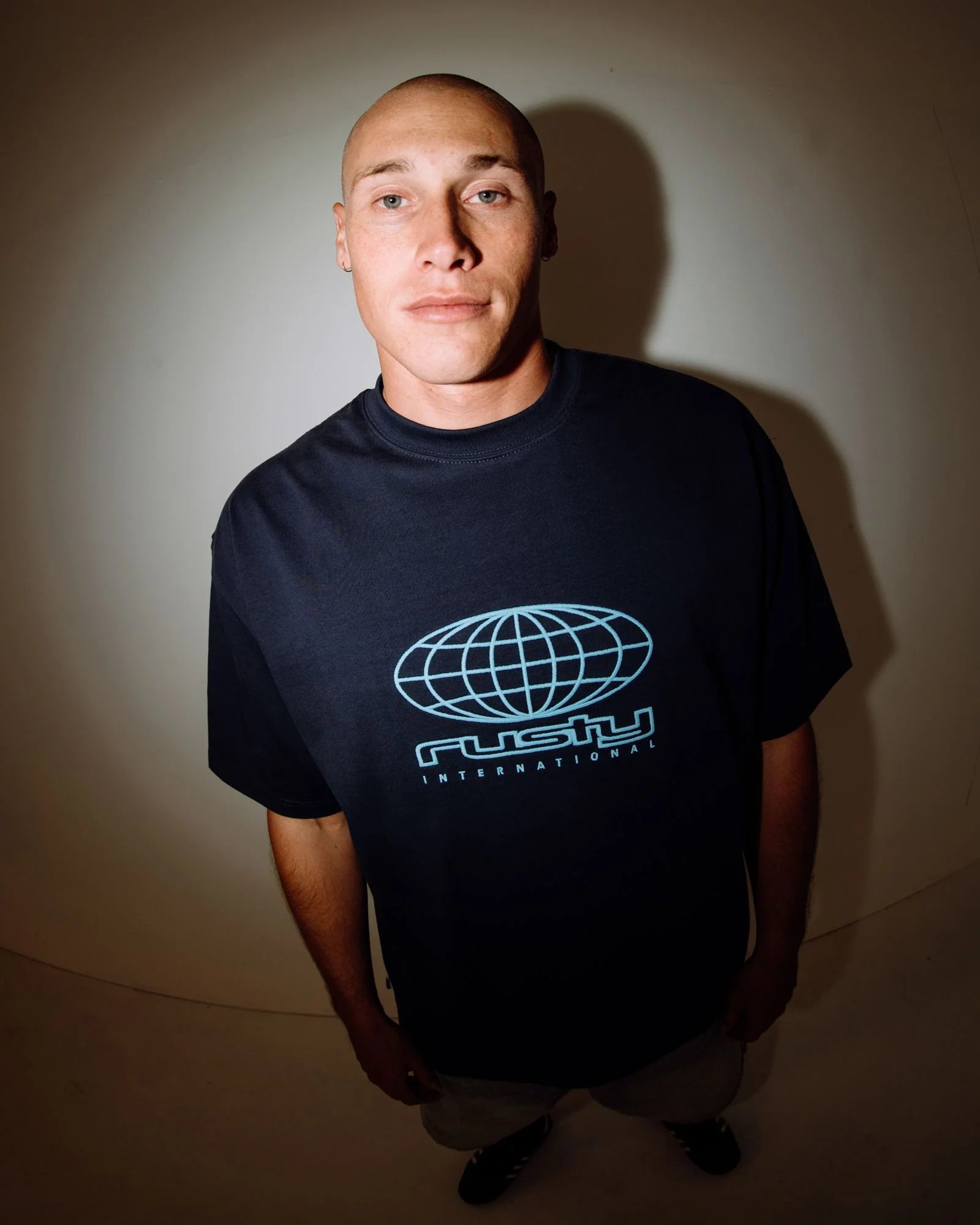RUSTY INTERNAZIONALE SHORT SLEEVE HEAVY TEE