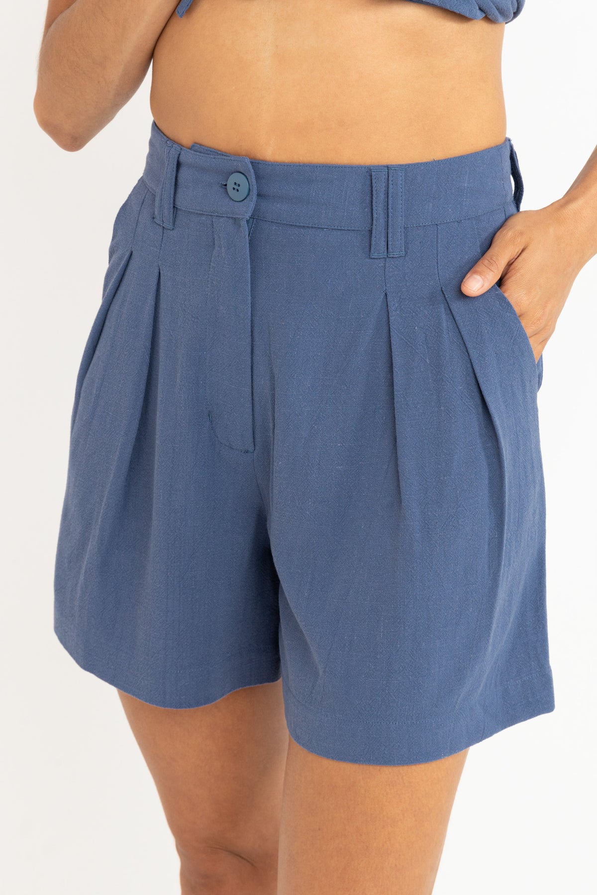 RHYTHM OCEAN SHORT - STEEL BLUE