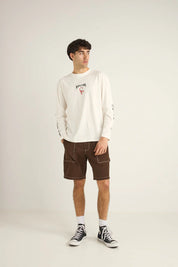 RHYTHM CARPENTER CANVAS SHORT CHOCOLATE