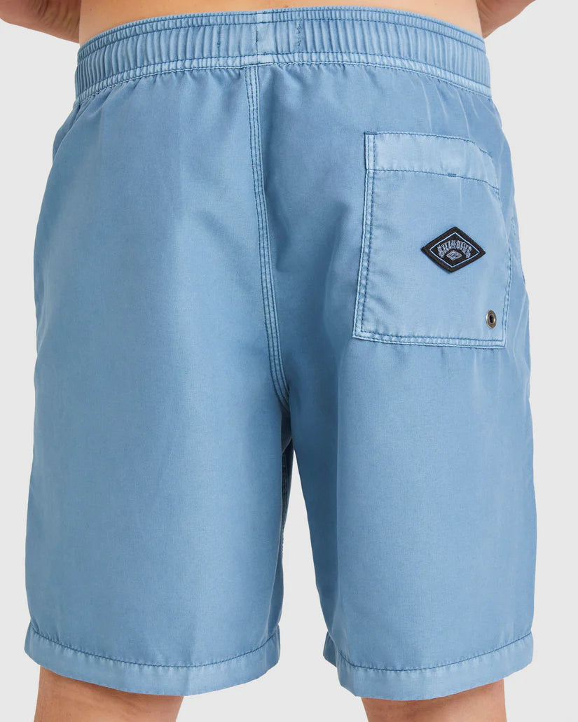BILLABONG ALL DAY OVERDYE LAYBACK BOYS - STEEL BLUE