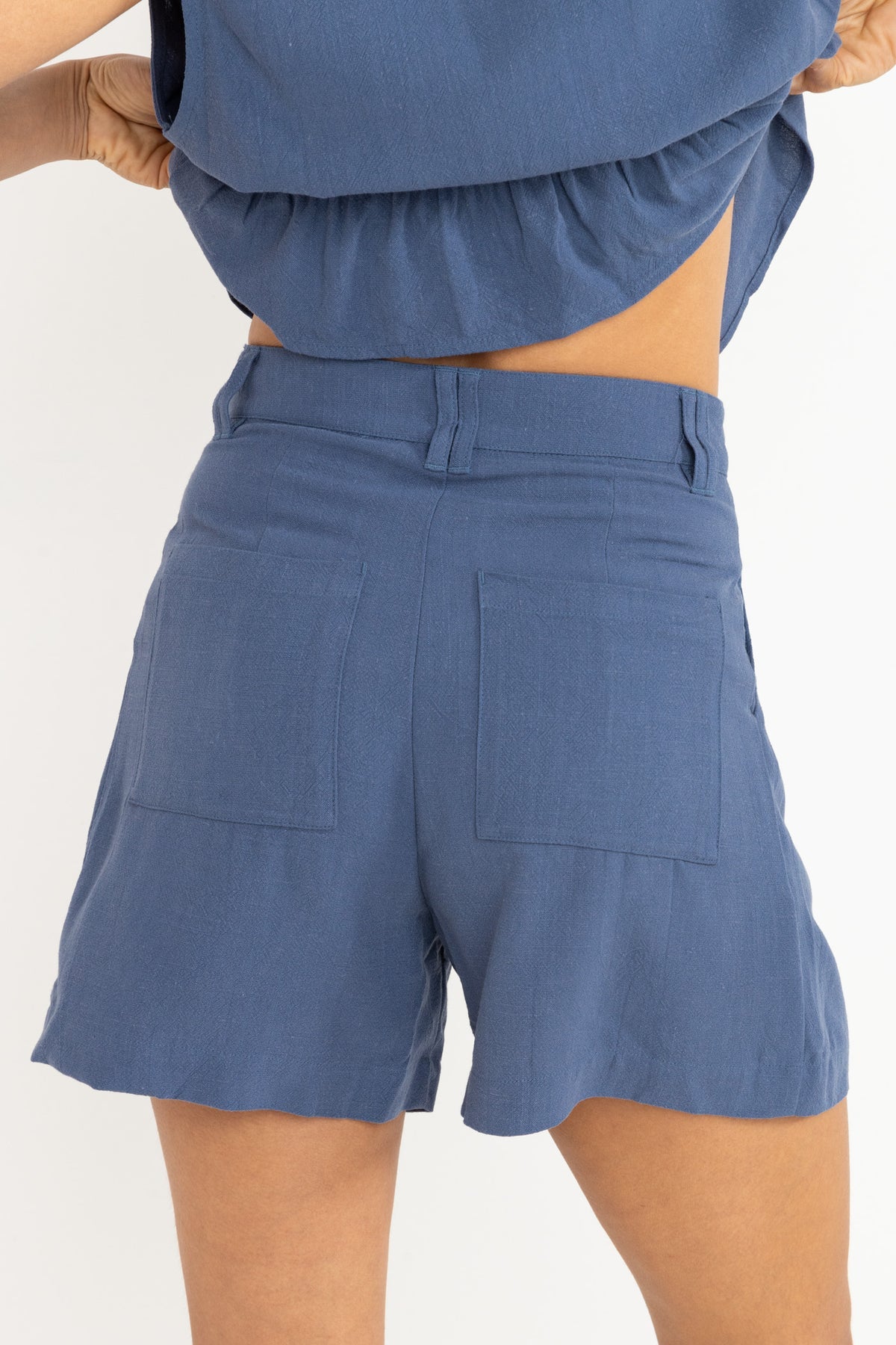 RHYTHM OCEAN SHORT - STEEL BLUE