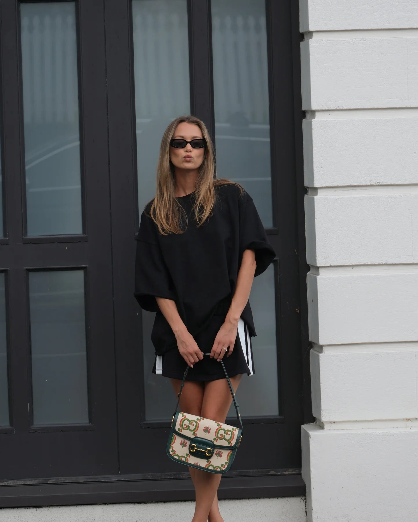 LUNA LANE THE MASON TEE BLACK