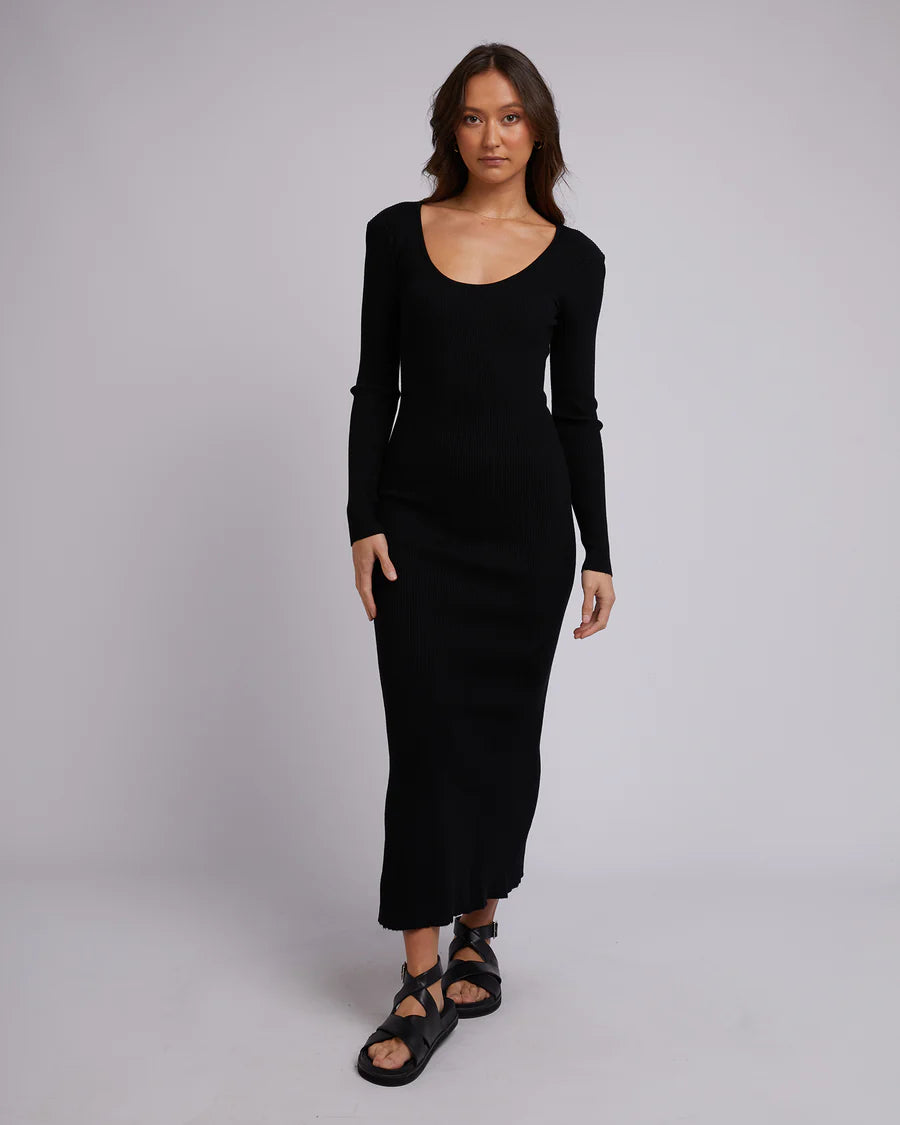 SILENT THEORY FREYA L/S MAXI DRESS