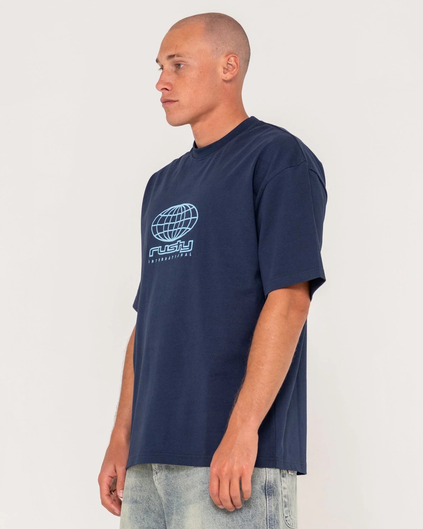 RUSTY INTERNAZIONALE SHORT SLEEVE HEAVY TEE