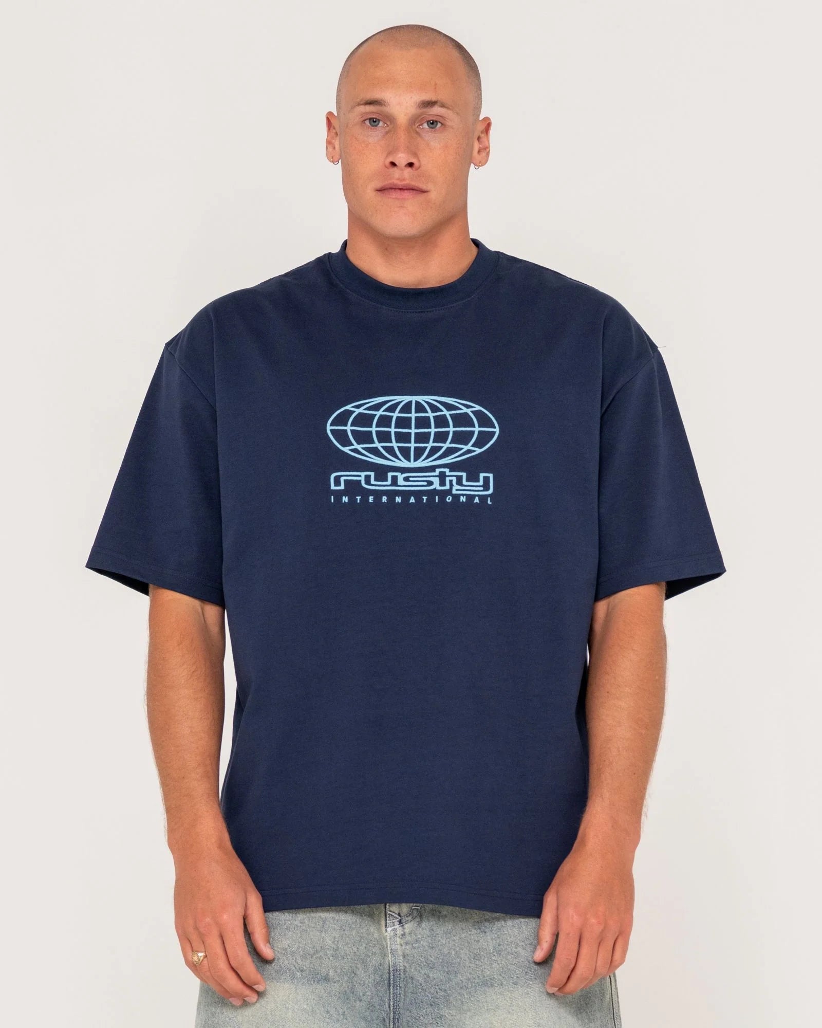 RUSTY INTERNAZIONALE SHORT SLEEVE HEAVY TEE