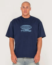 RUSTY INTERNAZIONALE SHORT SLEEVE HEAVY TEE