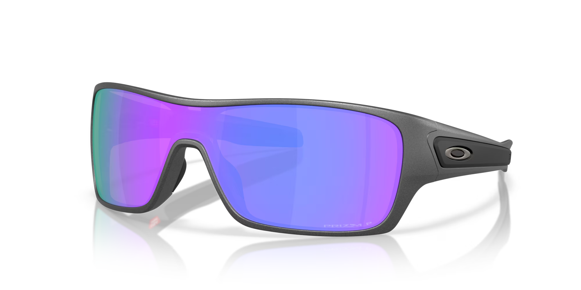 OAKLEY TURBINE ROTOR MATTE STEEL W/PRIZM VIOLET POLAR