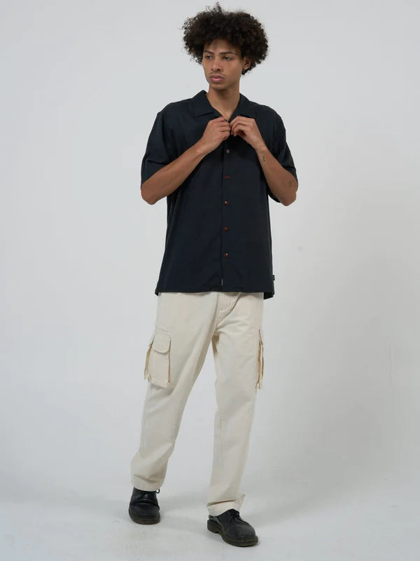 THRILLS HEMP MINIMAL THRILLS BOWLING SHIRT