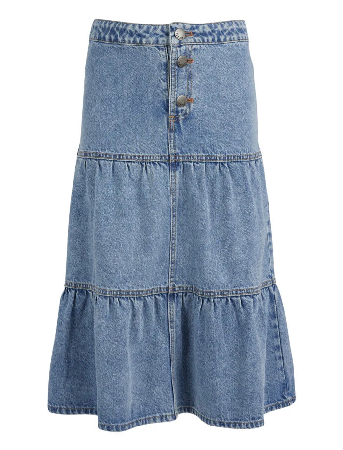 EVE GIRL SOPHIA DENIM MAXI SKIRT